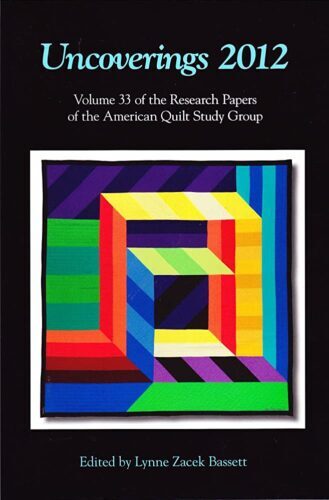 Uncoverings 2012 Volume 33 – Preface and Table of Contents By Lynne Zacek Bassett